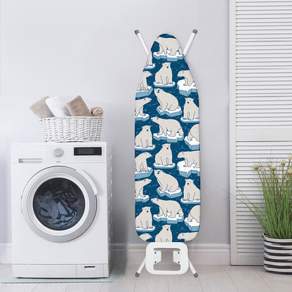 Polar Bear On Ice Pattern Print Ironing Board Cover