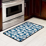 Polar Bear On Ice Pattern Print Kitchen Mat