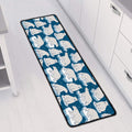 Polar Bear On Ice Pattern Print Long Kitchen Mat
