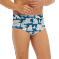 Polar Bear On Ice Pattern Print Men's Briefs