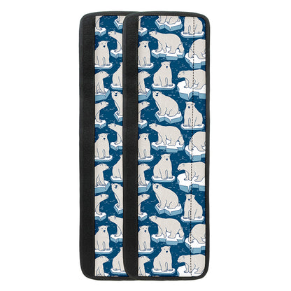 Polar Bear On Ice Pattern Print Refrigerator Handle Covers