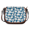 Polar Bear On Ice Pattern Print Saddle Bag