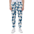 Polar Bear On Ice Pattern Print Joggers