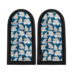 Polar Bear On Ice Pattern Print Skillet Handle Cover