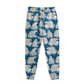 Polar Bear On Ice Pattern Print Sweatpants