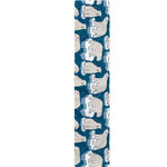 Polar Bear On Ice Pattern Print Table Runner