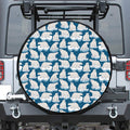 Polar Bear On Ice Pattern Print Tire Cover