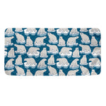 Polar Bear On Ice Pattern Print Towel