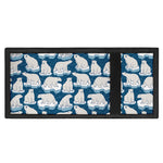 Polar Bear On Ice Pattern Print Trifold Wallet
