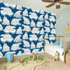 Polar Bear On Ice Pattern Print Wall Sticker