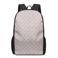 Polar Bear Reading Book Pattern Print 17 Inch Backpack