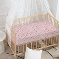 Polar Bear Reading Book Pattern Print Baby Crib Sheet