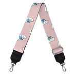 Polar Bear Reading Book Pattern Print Bag Strap