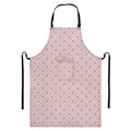 Polar Bear Reading Book Pattern Print Bib Apron With Pocket