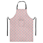 Polar Bear Reading Book Pattern Print Bib Apron With Pocket
