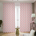 Polar Bear Reading Book Pattern Print Dimout Pencil Pleat Curtains