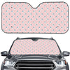 Polar Bear Reading Book Pattern Print Car Windshield Sun Shade