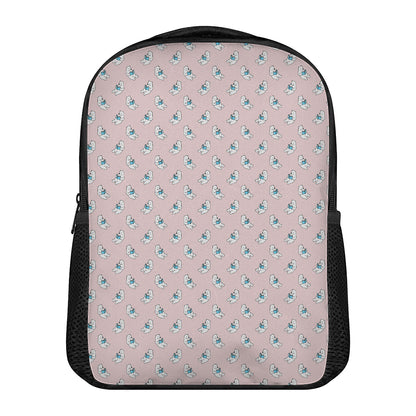 Polar Bear Reading Book Pattern Print Casual Backpack