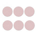 Polar Bear Reading Book Pattern Print Coaster Set