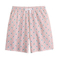 Polar Bear Reading Book Pattern Print Cotton Shorts