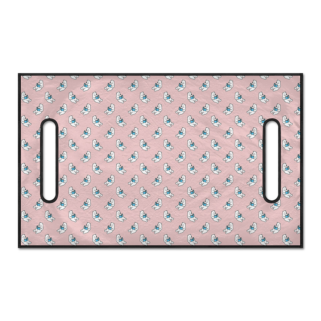 Polar Bear Reading Book Pattern Print Golf Cart Seat Cover