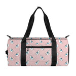 Polar Bear Reading Book Pattern Print Gym Bag