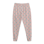 Polar Bear Reading Book Pattern Print Jogger Pants