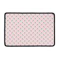 Polar Bear Reading Book Pattern Print Kitchen Mat
