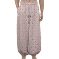 Polar Bear Reading Book Pattern Print Lantern Pants