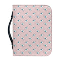 Polar Bear Reading Book Pattern Print Leather Bible Cover