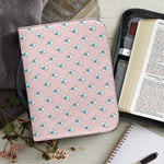 Polar Bear Reading Book Pattern Print Leather Bible Cover