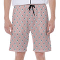 Polar Bear Reading Book Pattern Print Men's Beach Shorts