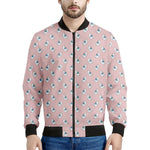 Polar Bear Reading Book Pattern Print Men's Bomber Jacket