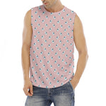 Polar Bear Reading Book Pattern Print Men's Fitness Tank Top