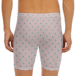 Polar Bear Reading Book Pattern Print Men's Long Boxer Briefs