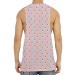 Polar Bear Reading Book Pattern Print Men's Muscle Tank Top