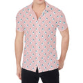 Polar Bear Reading Book Pattern Print Men's Shirt
