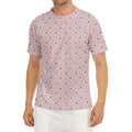 Polar Bear Reading Book Pattern Print Men's Short Sleeve Rash Guard