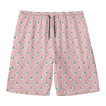 Polar Bear Reading Book Pattern Print Men's Swim Trunks