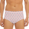 Polar Bear Reading Book Pattern Print Men's Triangle Swim Briefs