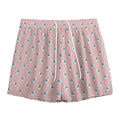 Polar Bear Reading Book Pattern Print Mesh Shorts