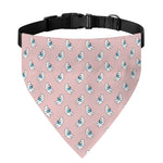 Polar Bear Reading Book Pattern Print Over The Collar Dog Bandana