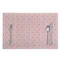 Polar Bear Reading Book Pattern Print Placemat