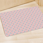 Polar Bear Reading Book Pattern Print Polyester Doormat