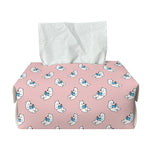 Polar Bear Reading Book Pattern Print Rectangle Tissue Box Cover