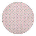 Polar Bear Reading Book Pattern Print Round Blanket