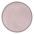 Polar Bear Reading Book Pattern Print Round Floor Mat