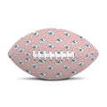 Polar Bear Reading Book Pattern Print Rugby Ball