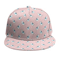 Polar Bear Reading Book Pattern Print Snapback Cap