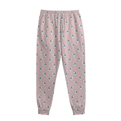 Polar Bear Reading Book Pattern Print Sweatpants